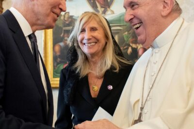 Joe Biden, carrying the spirit of true leadership, bids farewell to Pope Francis while Donald Trump chases the spotlight in Vatican halls.