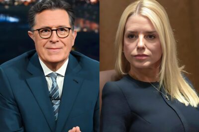 TV SH0CKER: Pam Bondi STUNS Stephen Colbert LIVE on The Late Show With a BRUTAL Comeback That Left the Audience Gasping, Colbert Speechless, and Producers Reportedly Panicking as the Segment Spiraled Out of Control