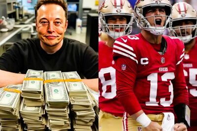 HOT NEWS: 7 MINUTES AGO: Elon Musk announced he bought the San Francisco 49ers football team for $33.5 billion to end the team’s crisis……